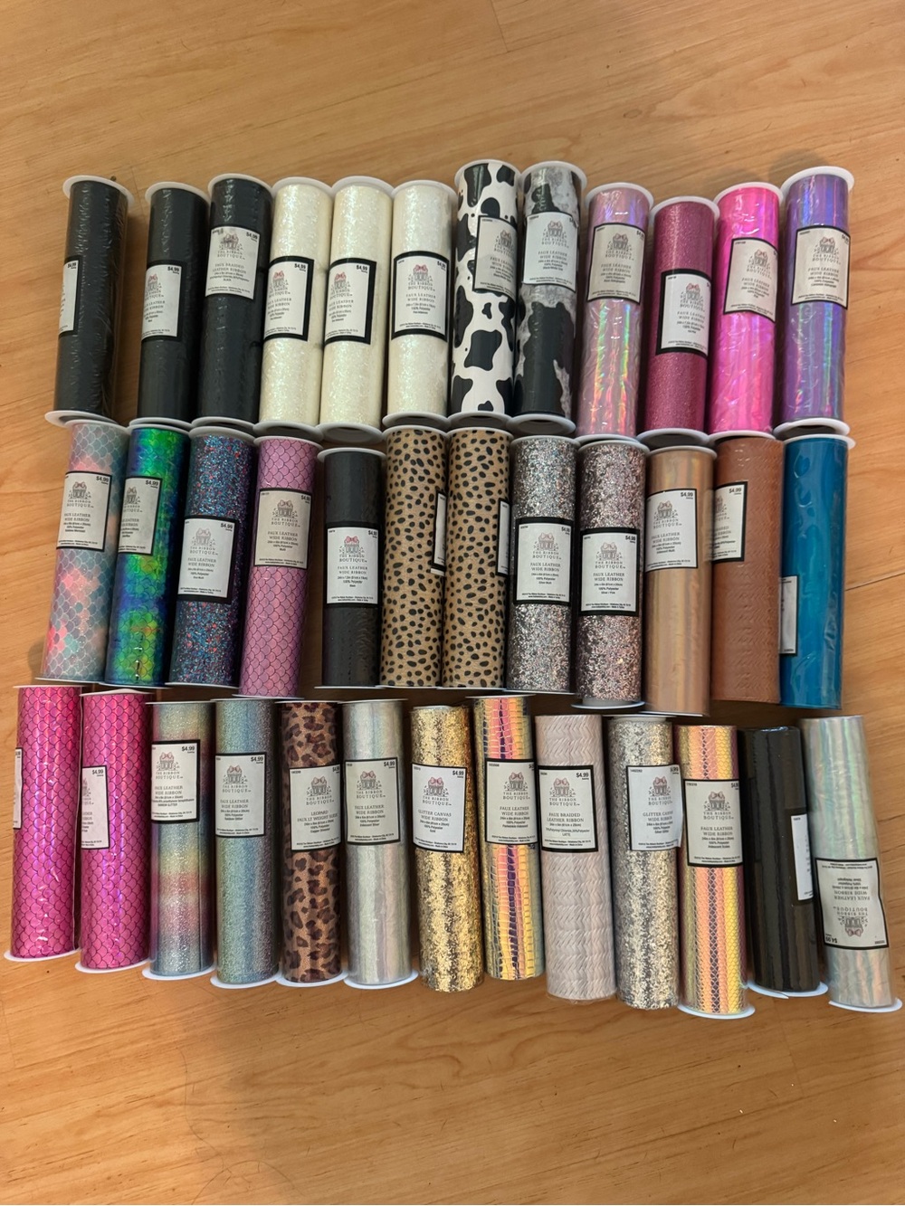 Hobby Lobby faux leather/glitter